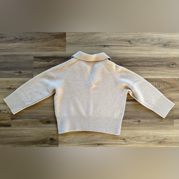 Arch4 Thick Cashmere Clifton Gate Long
Sleeve Polo Sweater Beige Size Medium - Picture 10 of 10